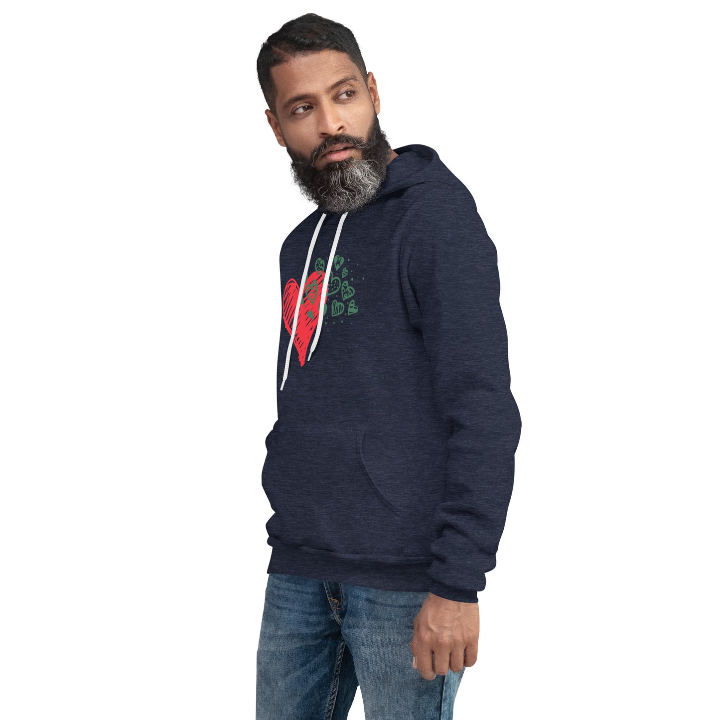 Sweetheart Hearts Unisex Pullover Hoodie TeeSpect