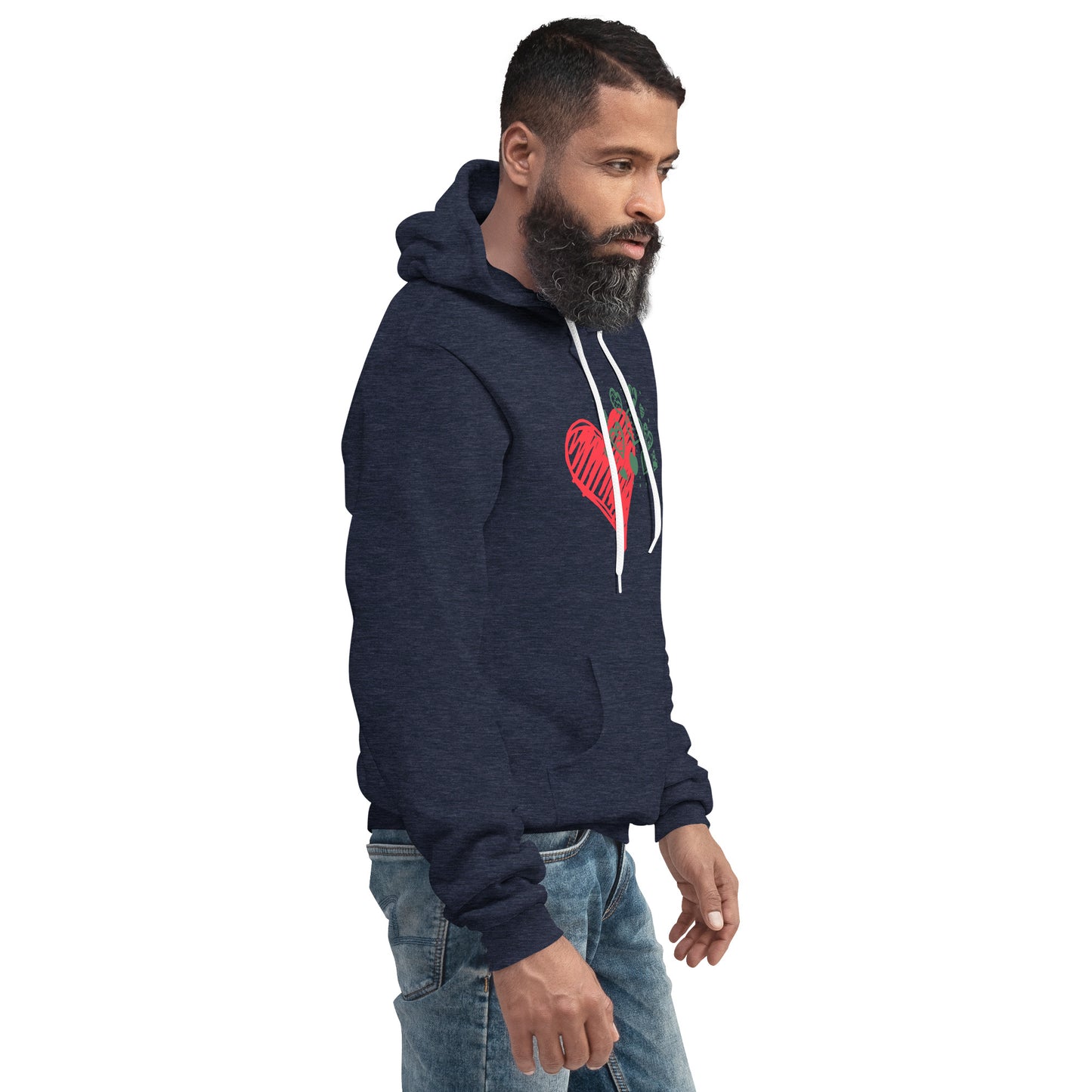 Sweetheart Hearts Unisex Pullover Hoodie TeeSpect