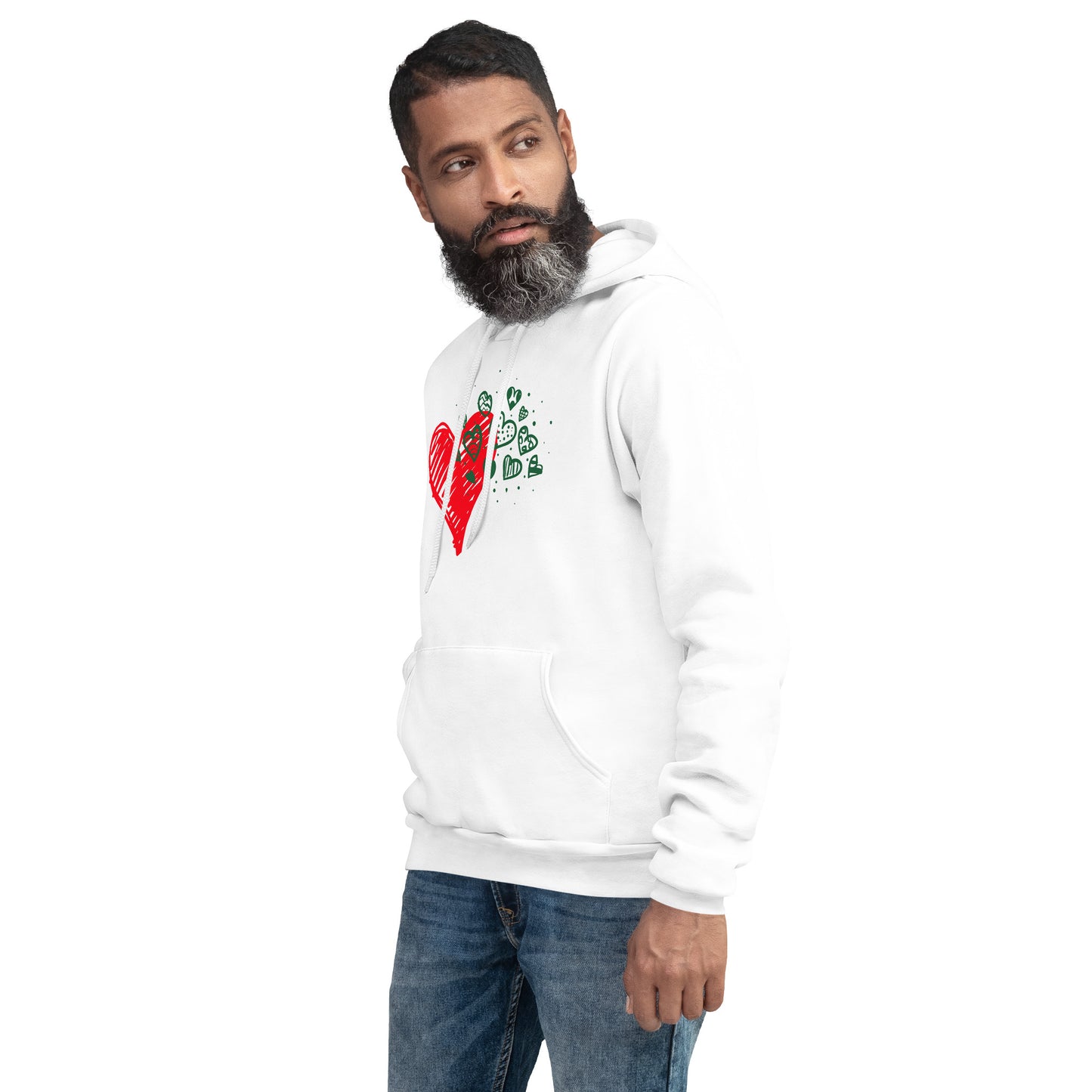 Sweetheart Hearts Unisex Pullover Hoodie TeeSpect