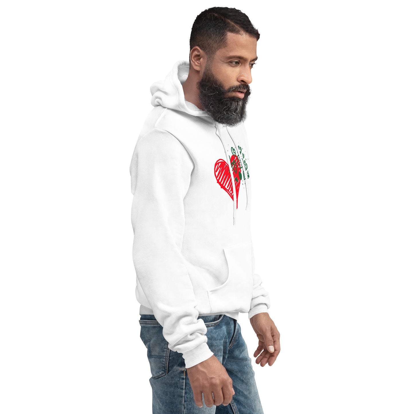 Sweetheart Hearts Unisex Pullover Hoodie TeeSpect