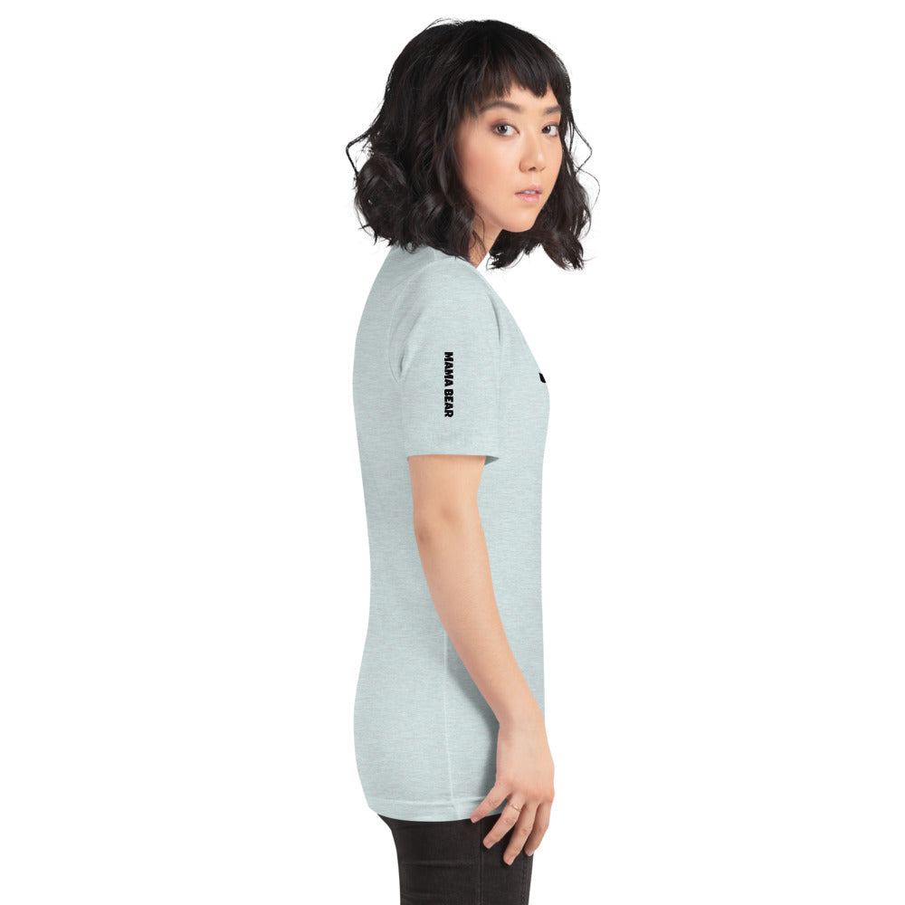 Custom Name Bold Mama Bear Personalized Pastel Unisex Short-Sleeve Staple T-Shirt TeeSpect