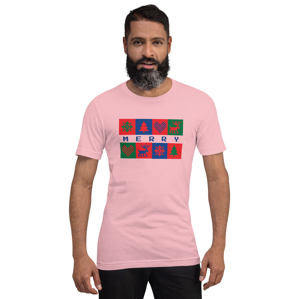 Merry Box Unisex Staple Short-Sleeve T-Shirt - Bella + Canvas 3001 TeeSpect