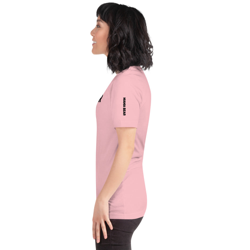Custom Name Bold Mama Bear Personalized Pastel Unisex Short-Sleeve Staple T-Shirt TeeSpect
