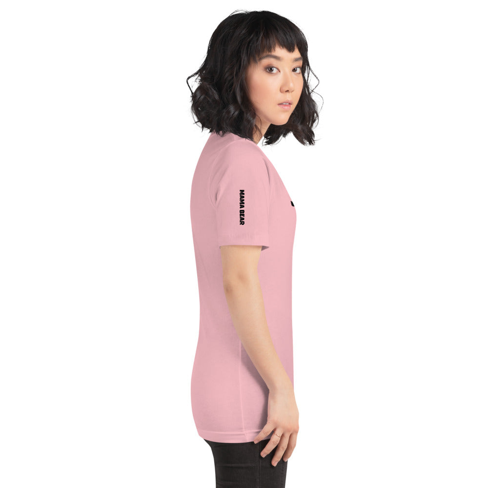 Custom Name Bold Mama Bear Personalized Pastel Unisex Short-Sleeve Staple T-Shirt TeeSpect