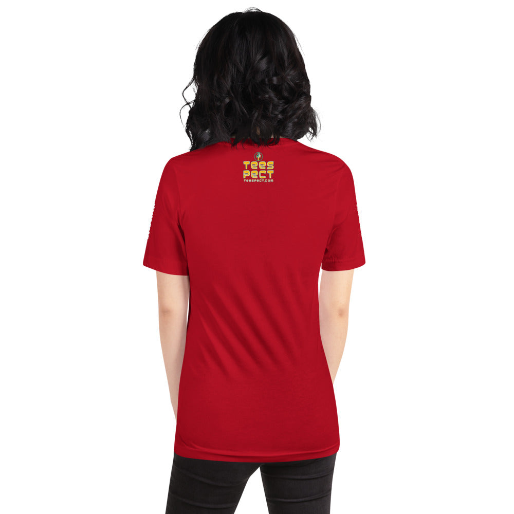 Custom Name Bold Mama Bear Personalized Unisex Short-Sleeve Staple T-Shirt TeeSpect
