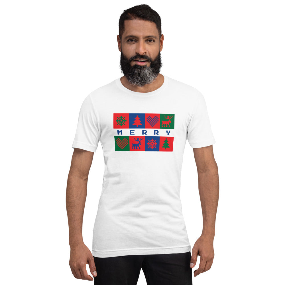 Merry Box Unisex Staple Short-Sleeve T-Shirt - Bella + Canvas 3001 TeeSpect