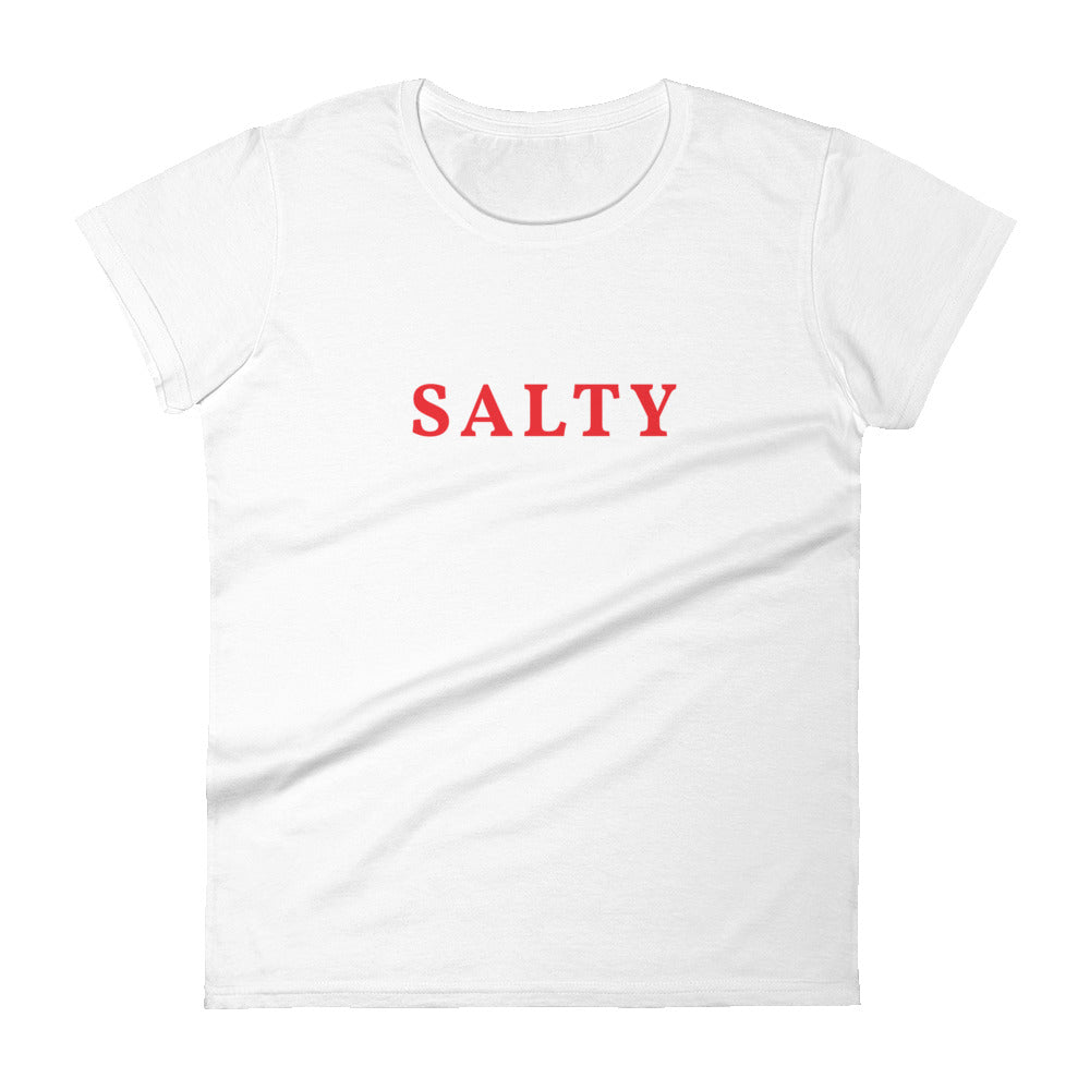 Custom Text Front And Back Personalize Women's Fashion Fit T-Shirt | Gildan 880 TeeSpect