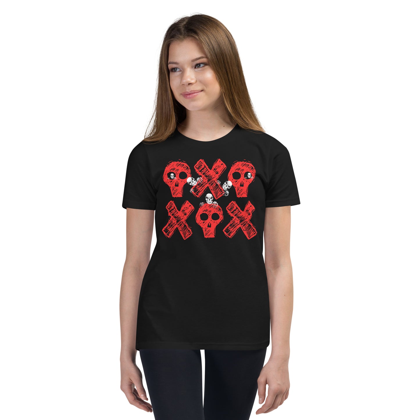 Spooky Show Peek-A-Boo Halloween Ghouls Premium Youth Short Sleeve T-Shirt TeeSpect