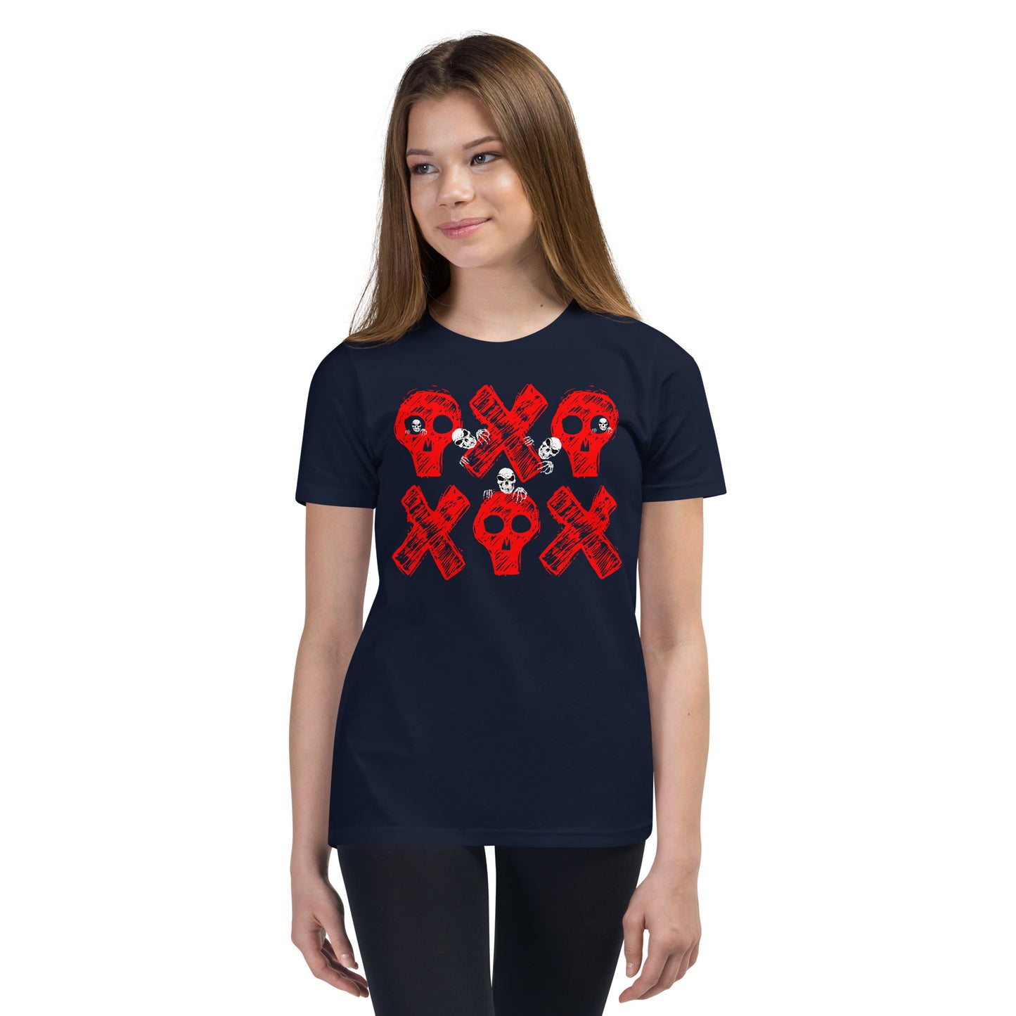 Spooky Show Peek-A-Boo Halloween Ghouls Premium Youth Short Sleeve T-Shirt TeeSpect