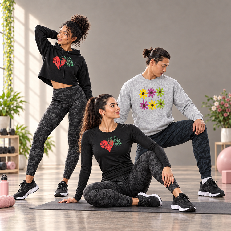 Square TeeSpect wellness athleisure Instagram post