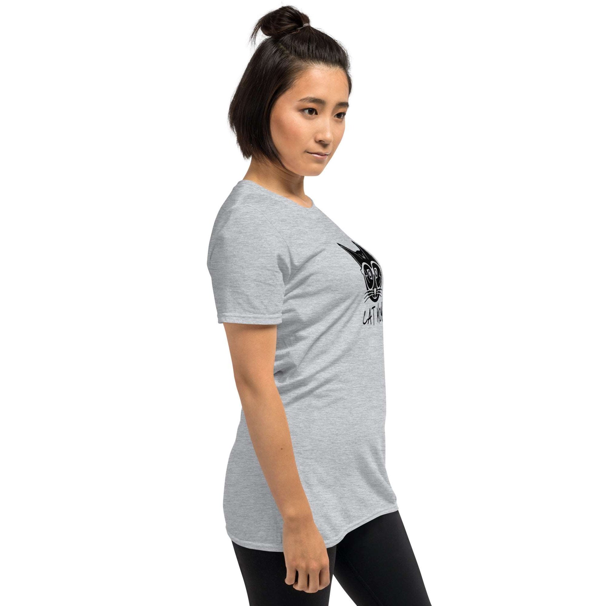 Cat Mom Unisex Softstyle Short-Sleeve T-Shirt TeeSpect
