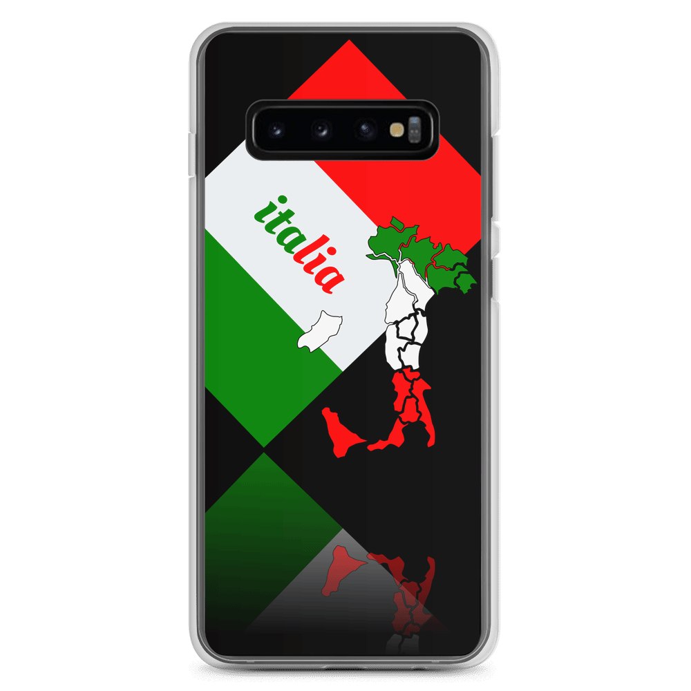 Elegant Italia - Italy Flag And Map Samsung Black Case TeeSpect
