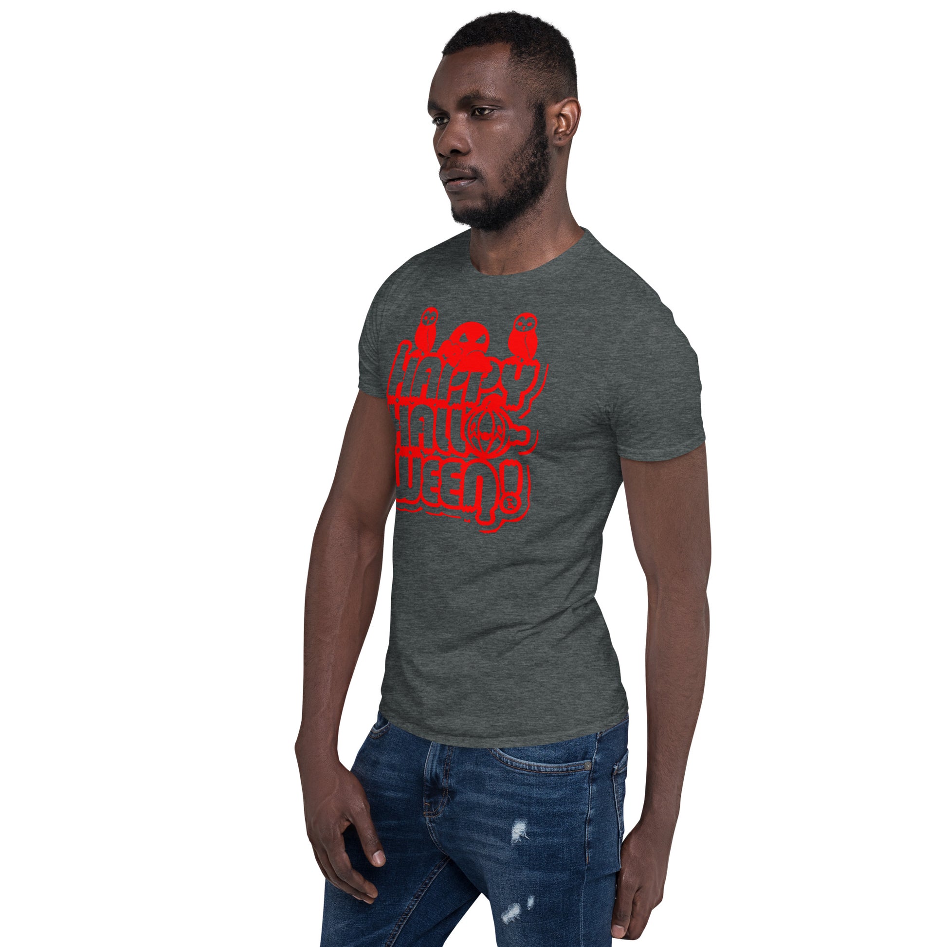 Happy Halloween! Unisex Basic Softstyle Short-Sleeve T-Shirt TeeSpect