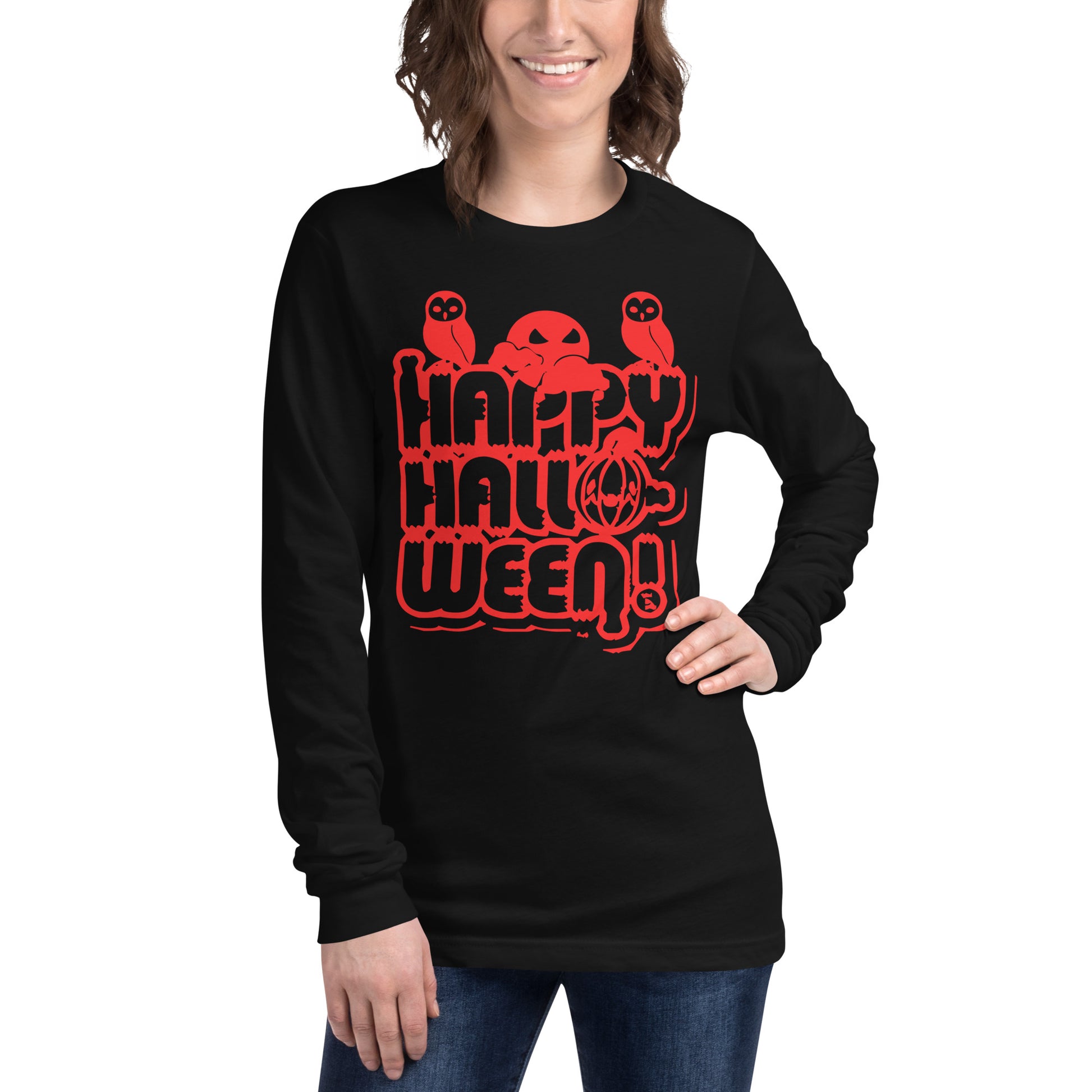Happy Halloween! Women's Long Sleeve Tee TeeSpect