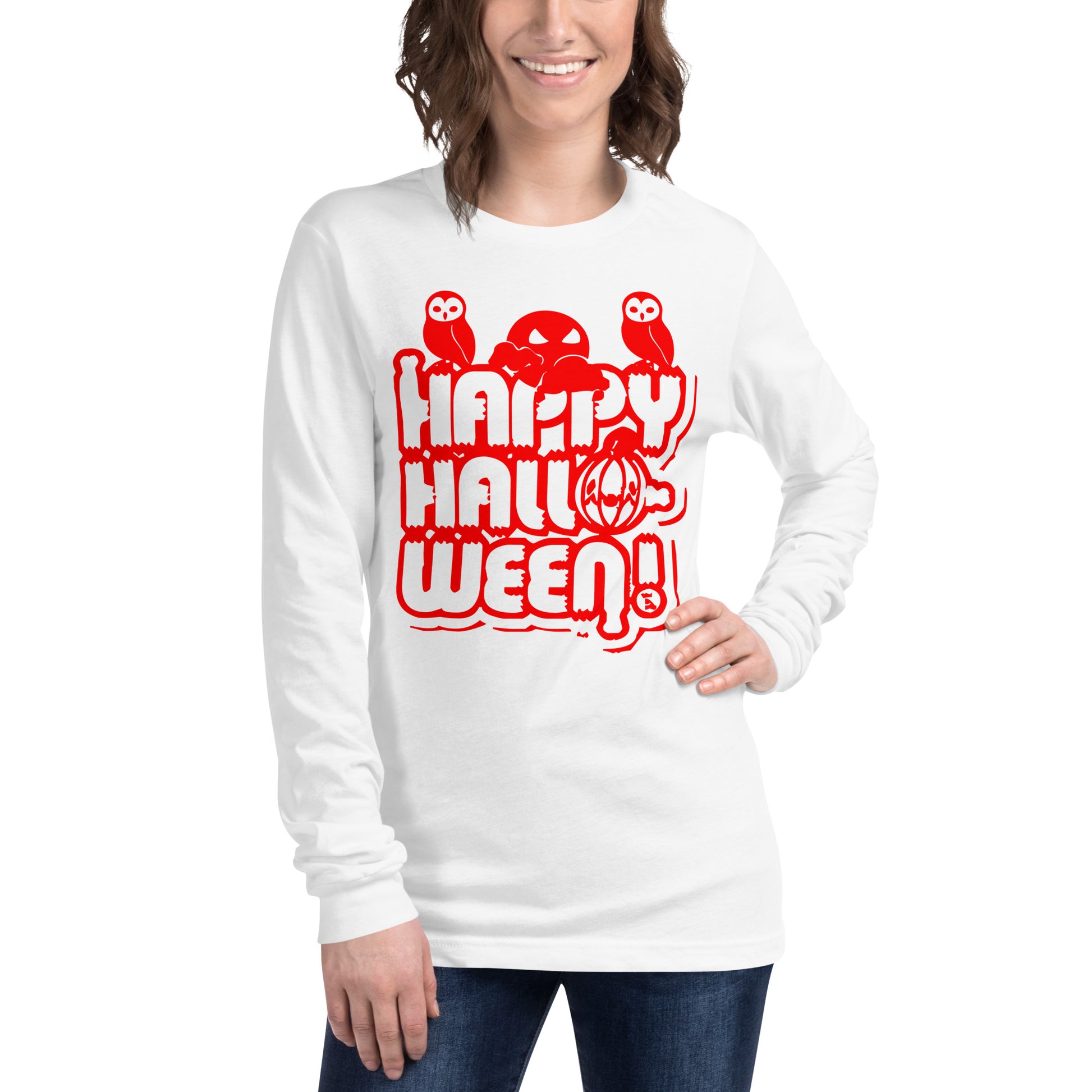Happy Halloween! Women's Long Sleeve Tee TeeSpect