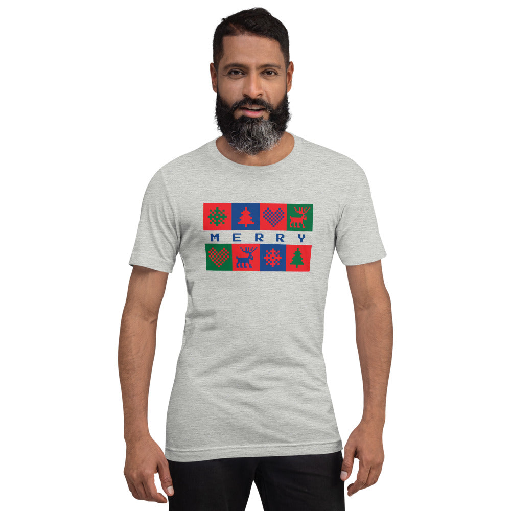 Merry Box Unisex Staple Short-Sleeve T-Shirt - Bella + Canvas 3001 TeeSpect