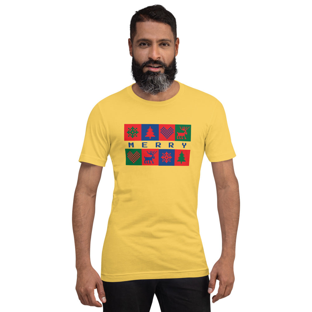 Merry Box Unisex Staple Short-Sleeve T-Shirt - Bella + Canvas 3001 TeeSpect